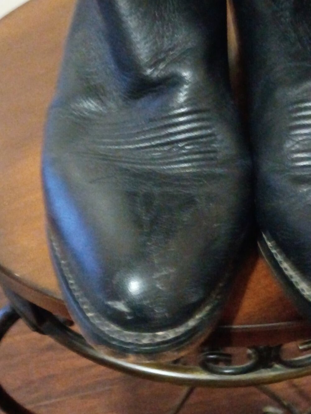 Durango Black Leather Boots SW4200 Sz Men's Size 10.5 EE - Picture 7 of 14